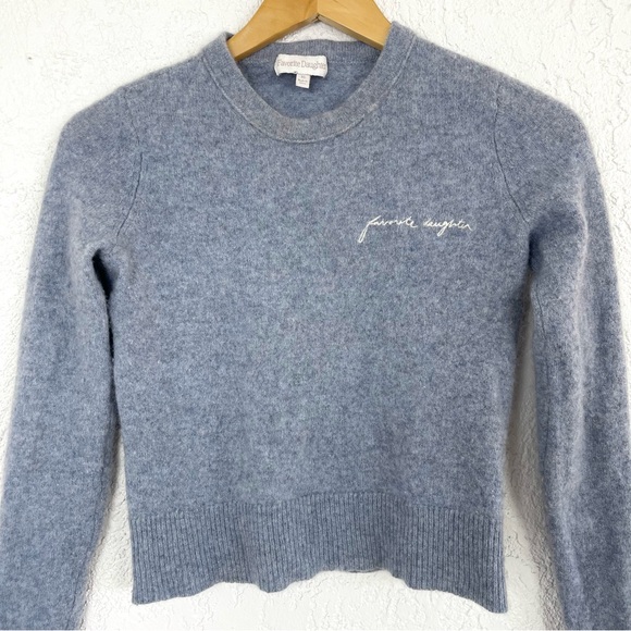 Favorite Daughter Cashmere Blue Mist Sweater - Picture 3 of 11